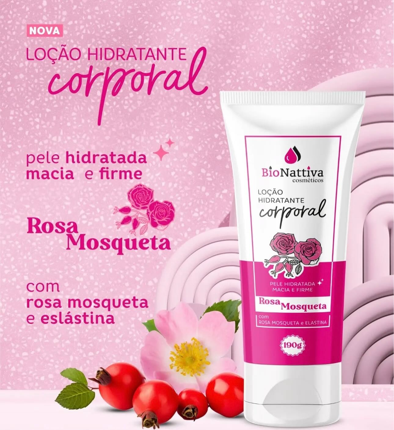 Loções hidratantes corporais da Bio nativa