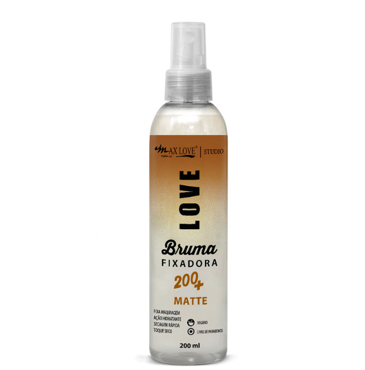 Bruma Fixadora Vegana com Aroma Max Love 200 ml