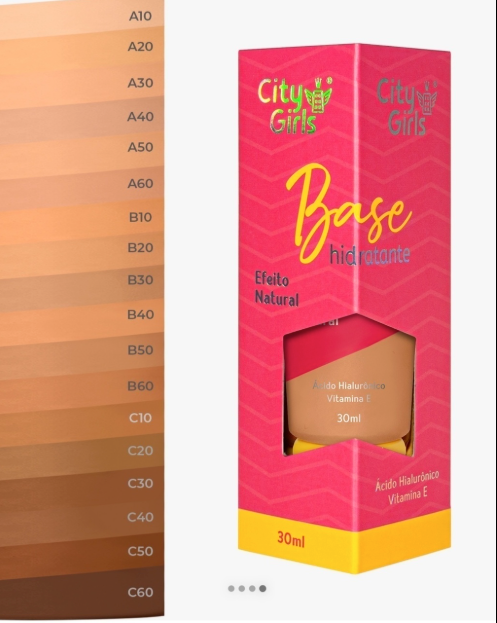 Base Hidratante Efeito Natural - City Girls