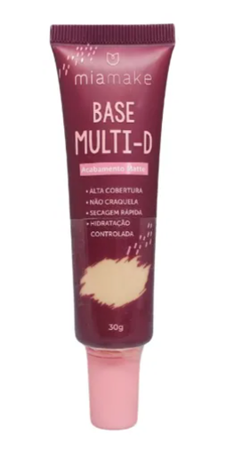 Base Líquida Matte MultI-D Cor 02 ao 06 Mia Make