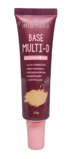 Base Líquida Matte MultI-D Cor 02 ao 06 Mia Make