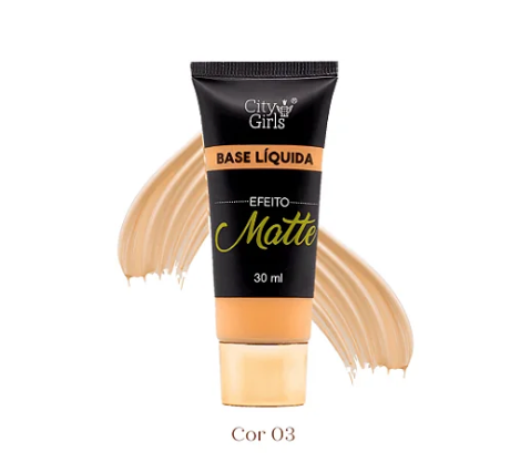 Base Líquida Matte Cor 01 a 06 City Girls