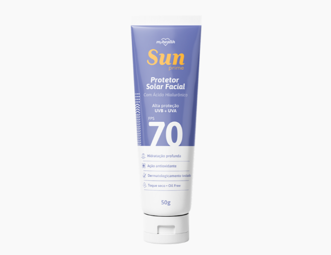 Protetor Solar Facial Sun Prime FPS 70