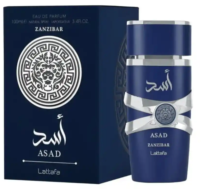 Lattafa Asad Zanzibar Edp 100ml Perfume Masculino Arabe