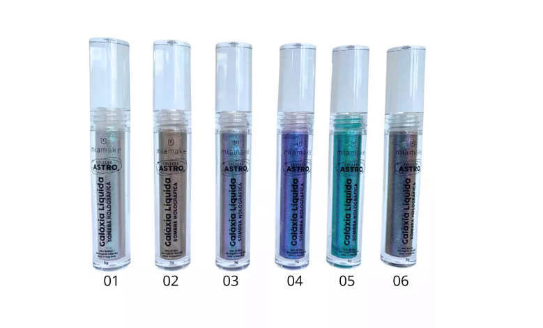 Sombra Galáxia Holográfica - Mia Make