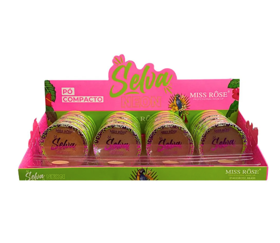 Pó Compacto Selva Neon - Miss Rose
