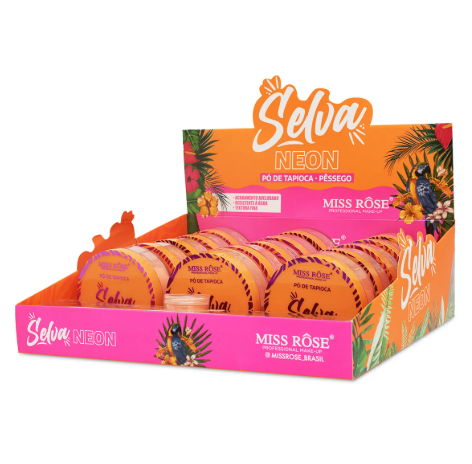 Pó de Tapioca - Pêssego Selva Neon Miss Rôse