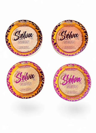 Iluminador Compacto Selva Neon - Miss Rose