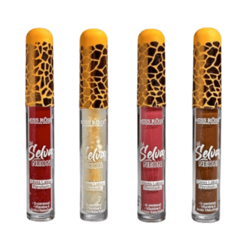 Gloss Labial Perolado Selva Neon Miss Rose