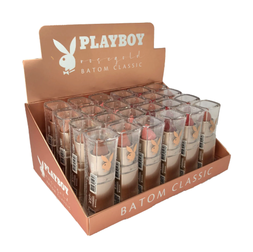 Batom Classic Rose Gold - Playboy