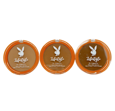 Pó Compacto Lifestyle Playboy Beauty