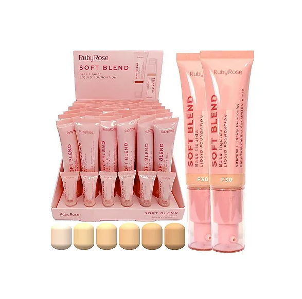 Base Líquida Soft Blend - Ruby Rose