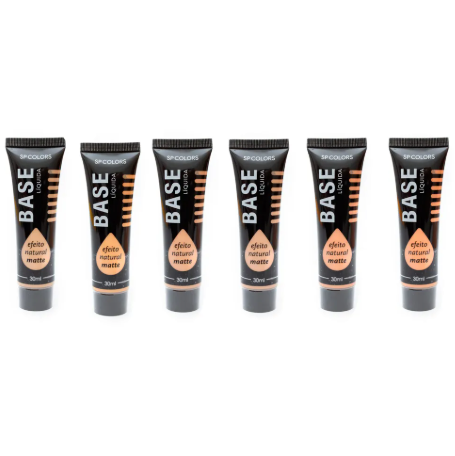 Base Natural Matte Cores 01 a 10 SP Colors