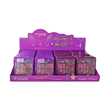 Paleta De Sombras Mystical Magic Com 8 Cores - Sp Colors