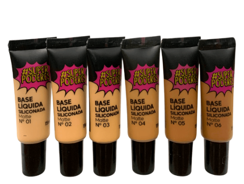 Base Líquida Siliconada Matte Super Poderes