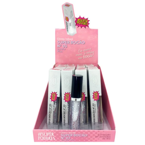 Gloss Labial Super Bocão - Super Poderes
