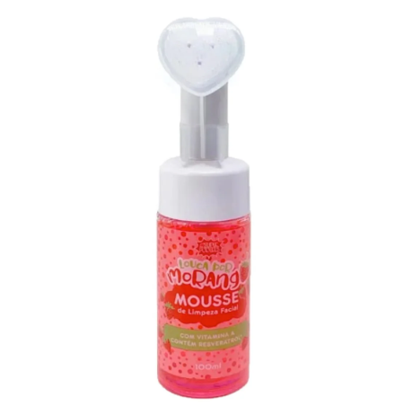 Mousse Limpeza Facial Super Poderes Pump Louca por Morango