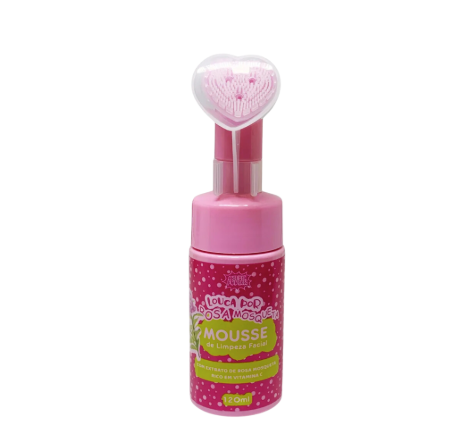 Mousse de Limpeza Coração Rosa Mosqueta Super Poderes