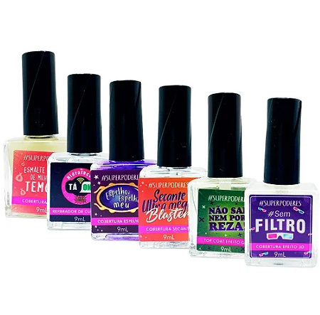 Esmalte para Finalização Minhas Unhas Minhas Regras Super Poderes