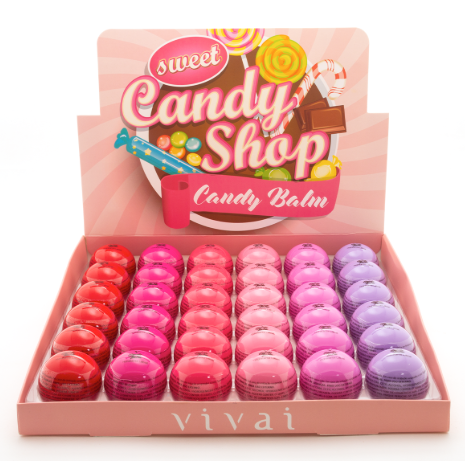Hidratante Labial Candy Balm Vivai