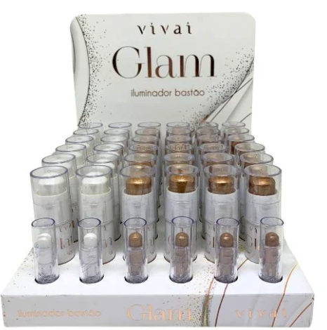 Iluminador Stick Bastão Glam Vivai
