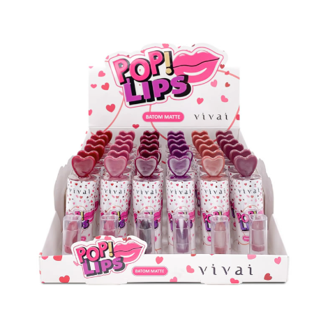 Pop Lips Batom Matte Vivai