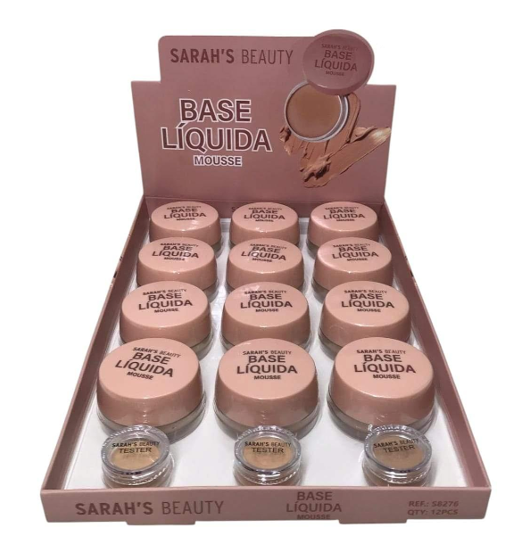 Base Liquida Mousse Sarah's Beauty