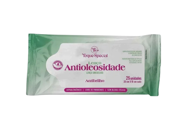 Lenço Demaquilante Antioleosidade - Toque Special