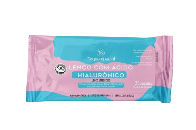 Lenço Umedecido Com Ácido Hialurônico Toque Special