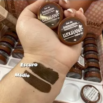 Gel de Sobrancelhas 2 Cores Ludurana