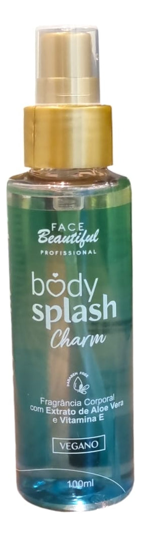 Body Splash Charm 100ml Colônia Corporal Face Beautiful