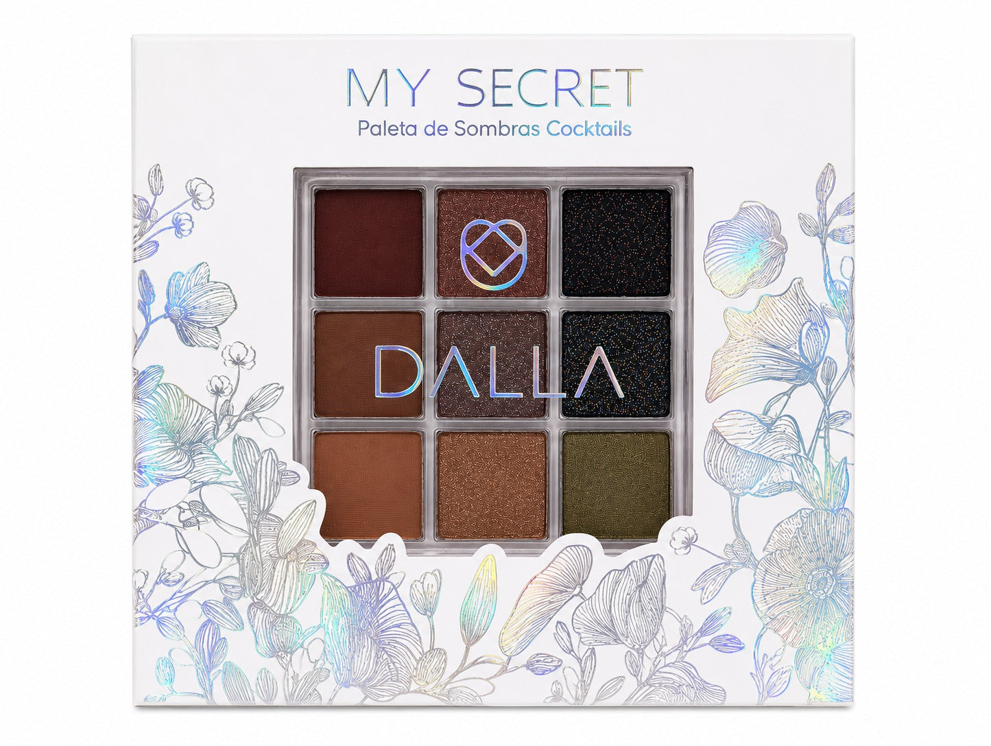 Paleta de Sombras Dalla My Secret Cocktails – 9 Cores