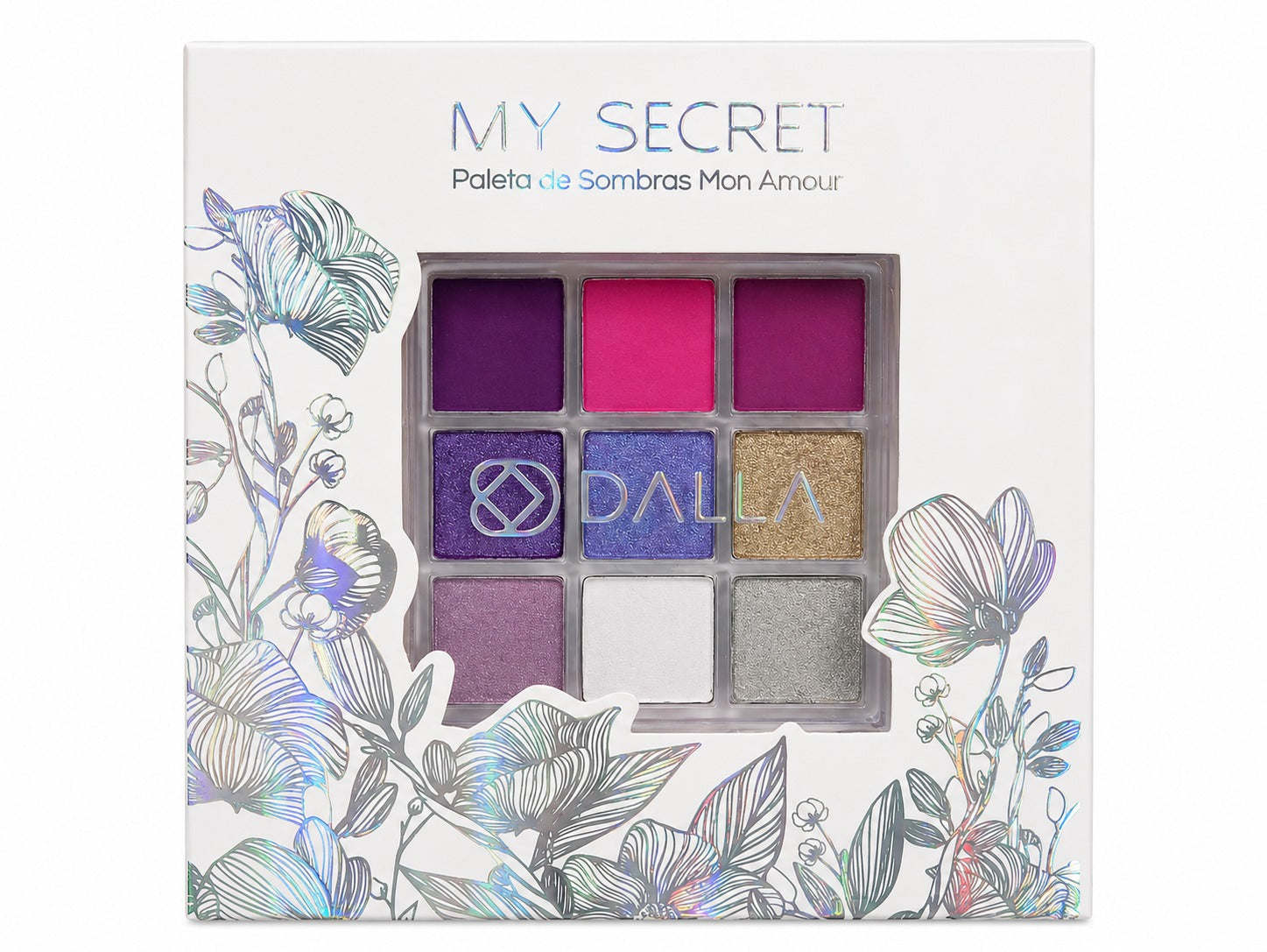 Paleta de Sombras Dalla My Secret Mon Amour – 9 Cores