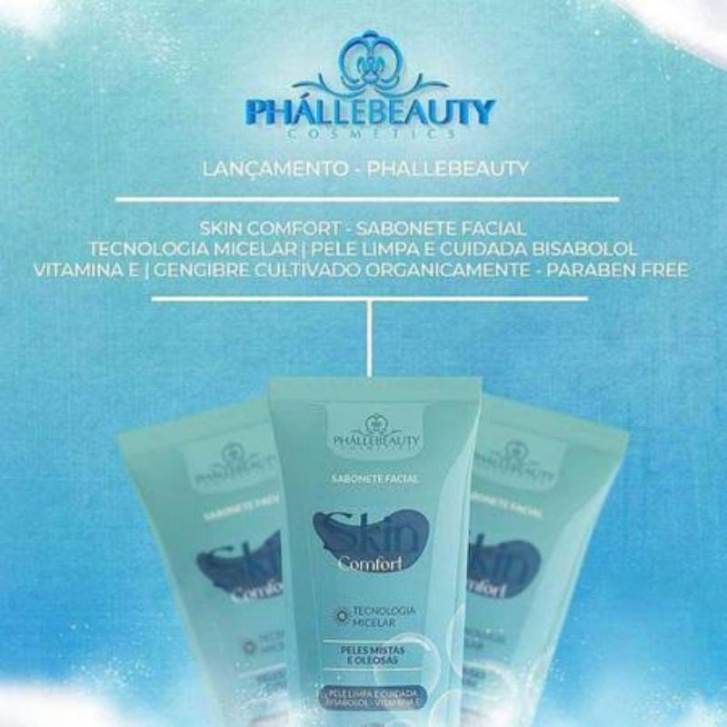 Sabonete de Limpeza Facial Skin Comfort Phallebeauty