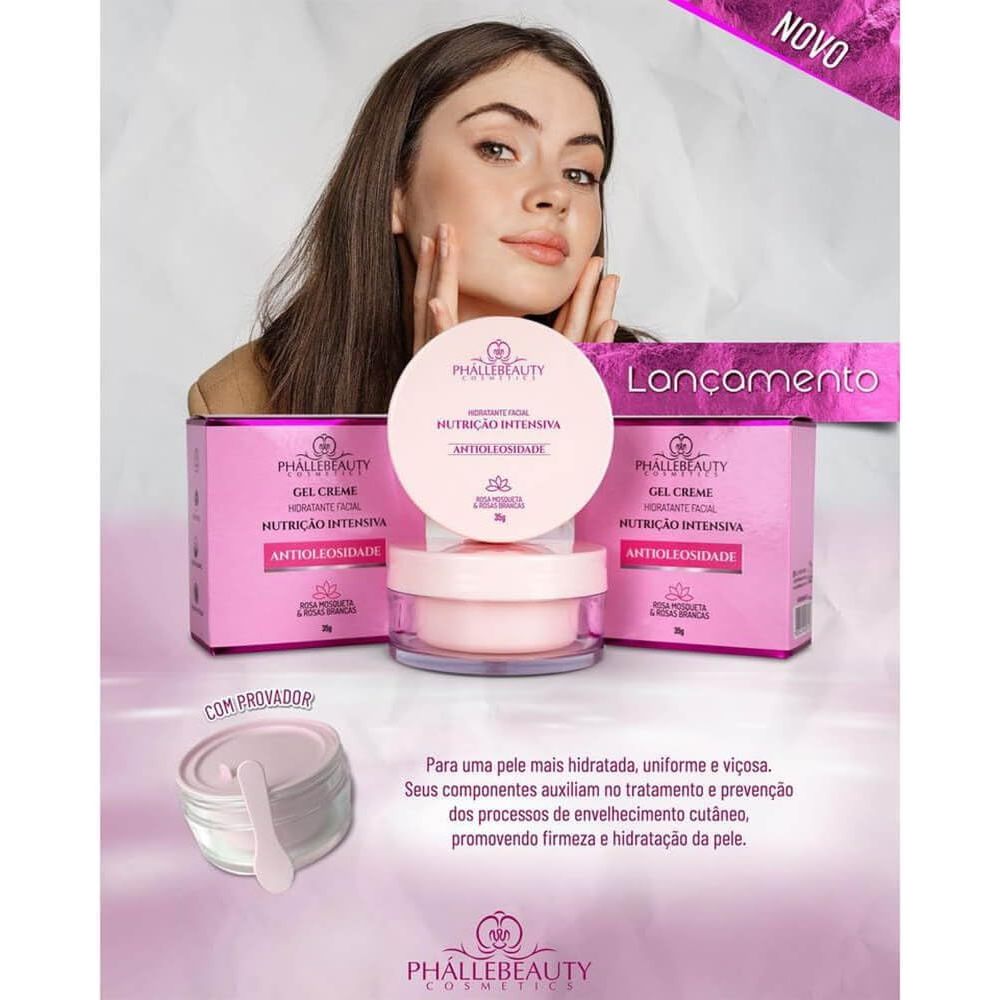 Gel Facial Nutrição Intensiva PhalleBeauty