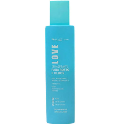 Demaquilante Para Rosto e Olhos Max Love 290ml