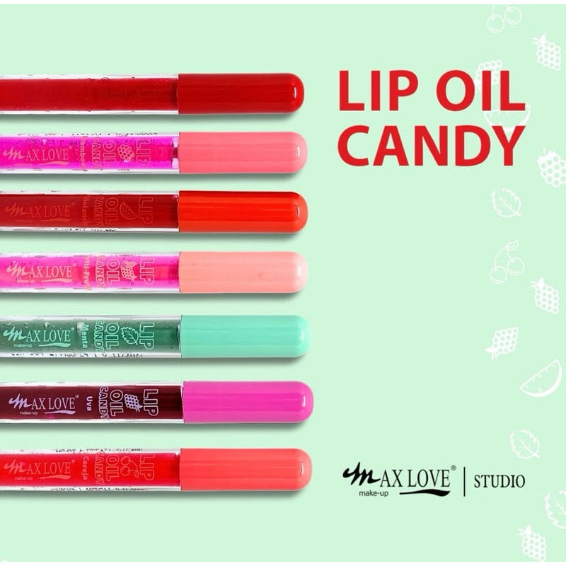 Gloss Labial Lip Oil Candy Max Love Hidratação