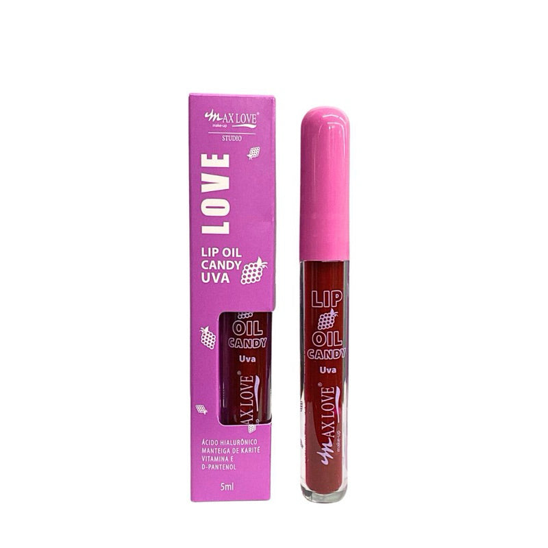 Gloss Labial Lip Oil Candy Max Love Hidratação