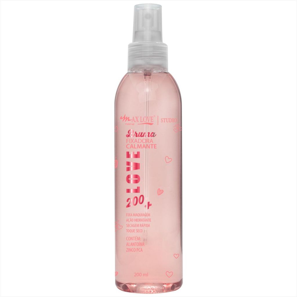 Bruma Fixadora Vegana com Aroma Max Love 200 ml