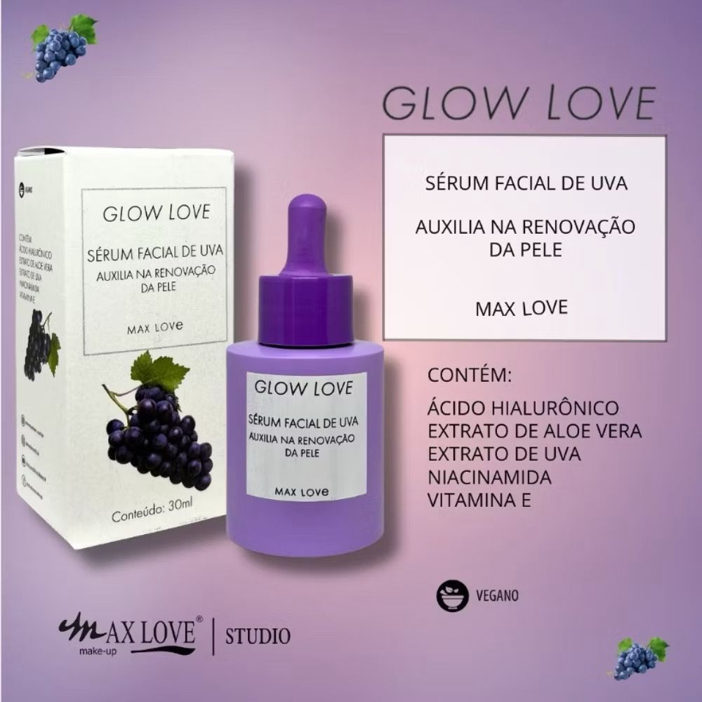 Séruns Faciais Glow Love Max Love