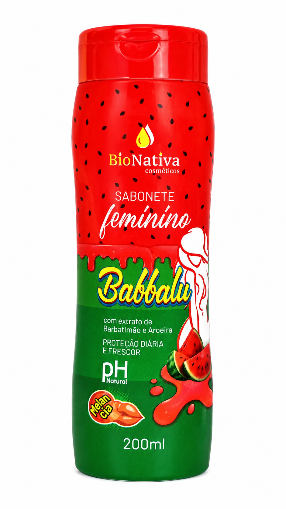 Sabonete Íntimo Feminino Babbalu Melancia 200ml
