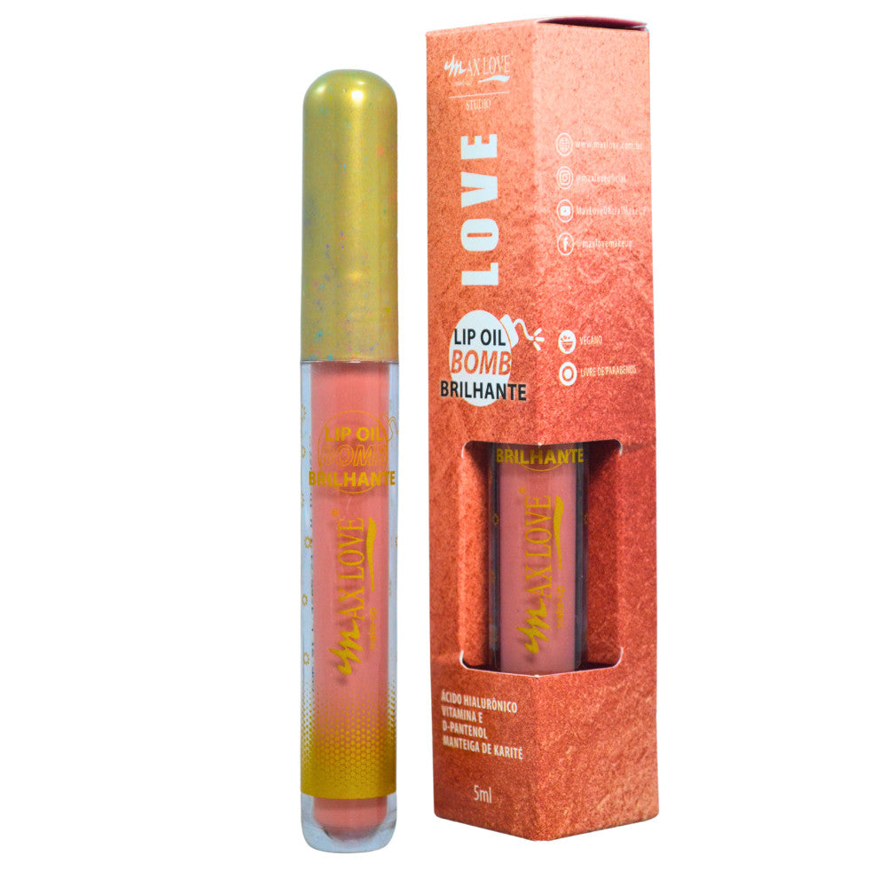Lip Oil Bomb Brilhante Max Love