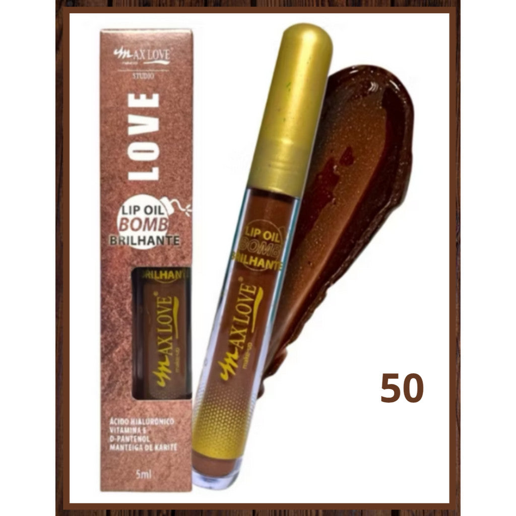 Lip Oil Bomb Brilhante Max Love