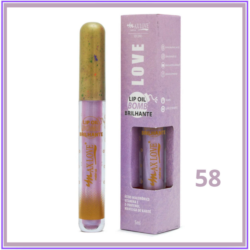 Lip Oil Bomb Brilhante Max Love