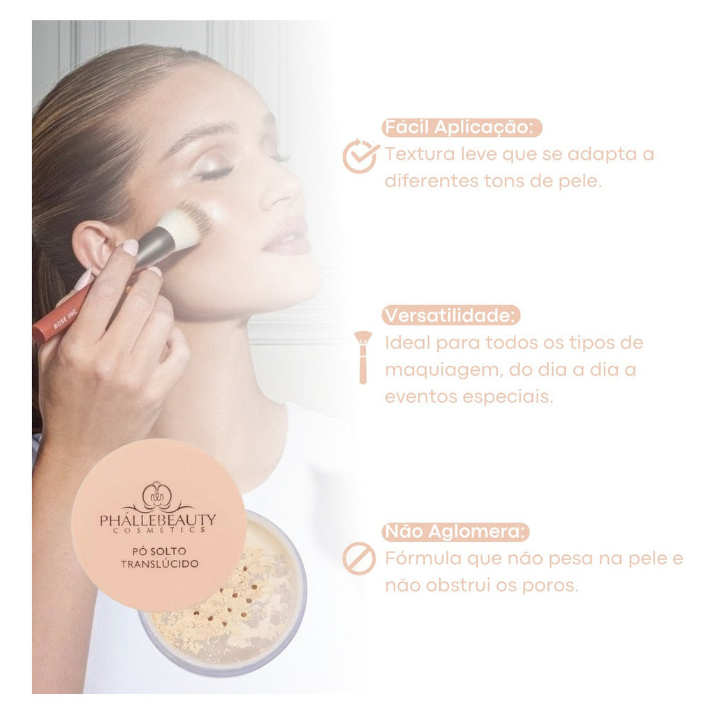 Pó Solto Translúcido Phallebeauty