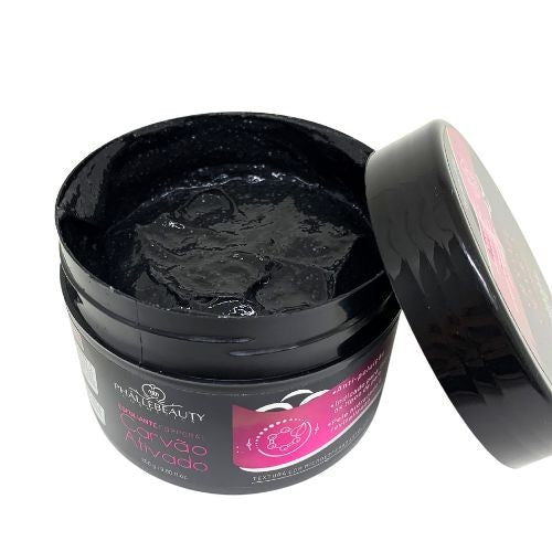 ESFOLIANTE CORPORAL CARVAO ATIVADO - PHALLEBEAUTY