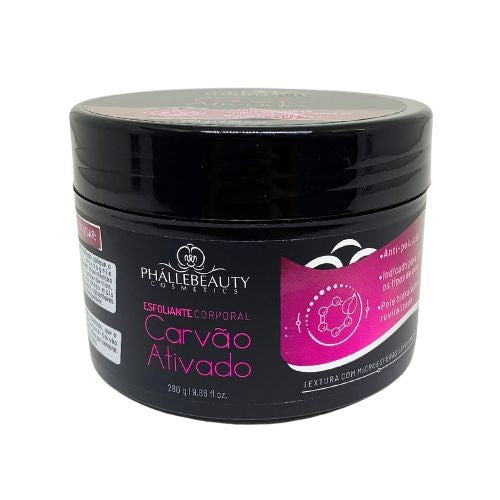 ESFOLIANTE CORPORAL CARVAO ATIVADO - PHALLEBEAUTY