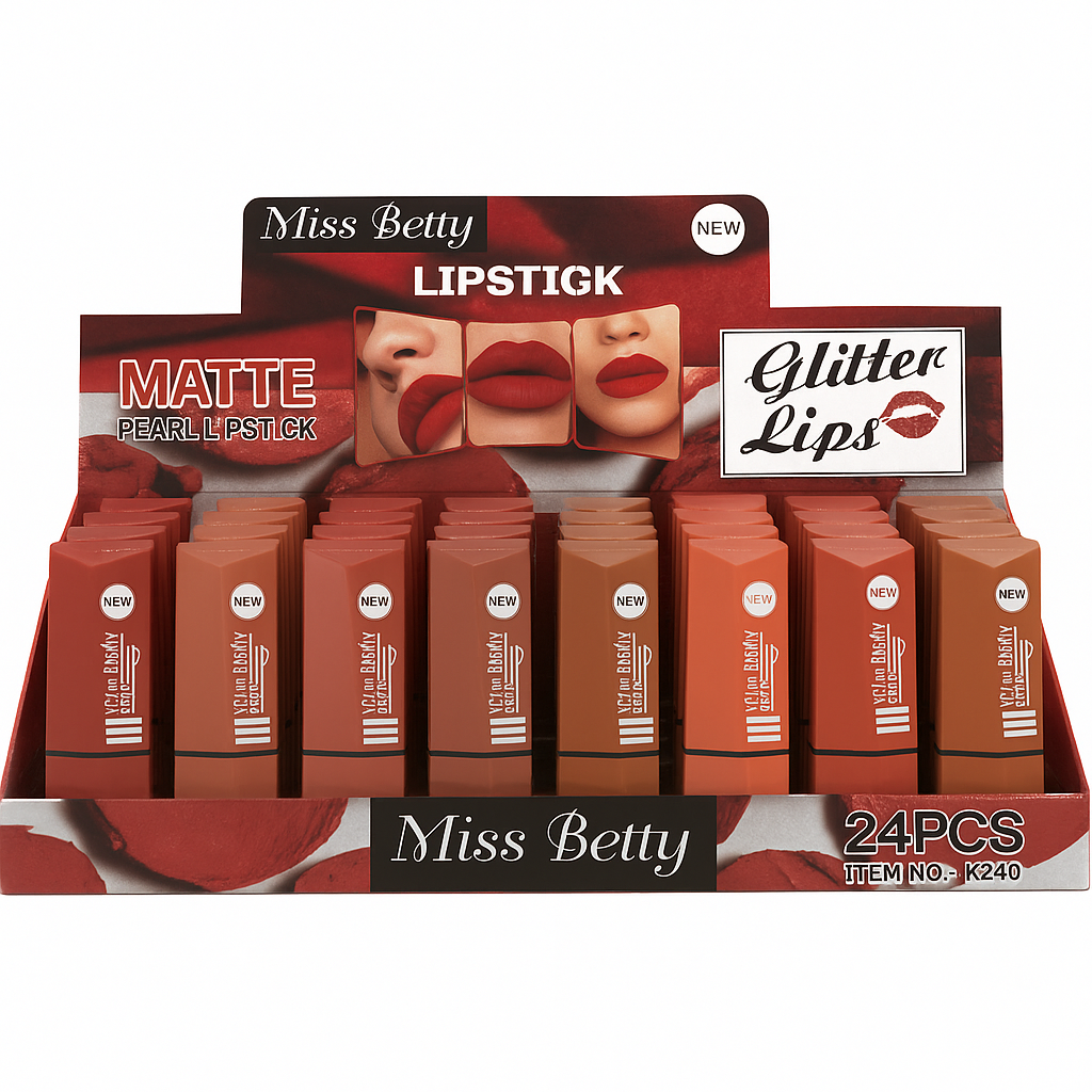 Batom  Lipstick Matte Miss Betty
