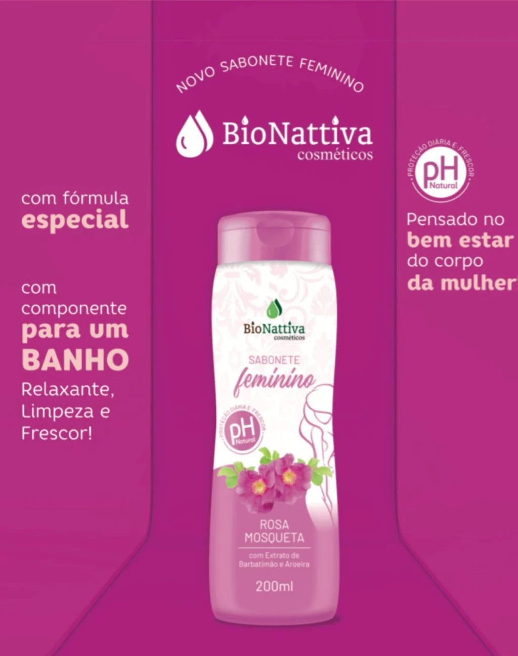 Sabonete Feminino Bionattiva
