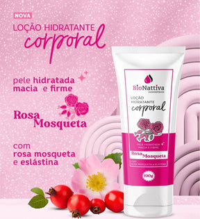 Loções hidratantes corporais da Bio nativa